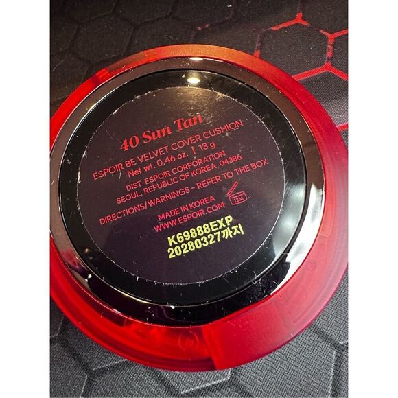 ESPOIR Be Velvet Cover Cushion 40 Sun Tan 13g - Picture 3 of 3
